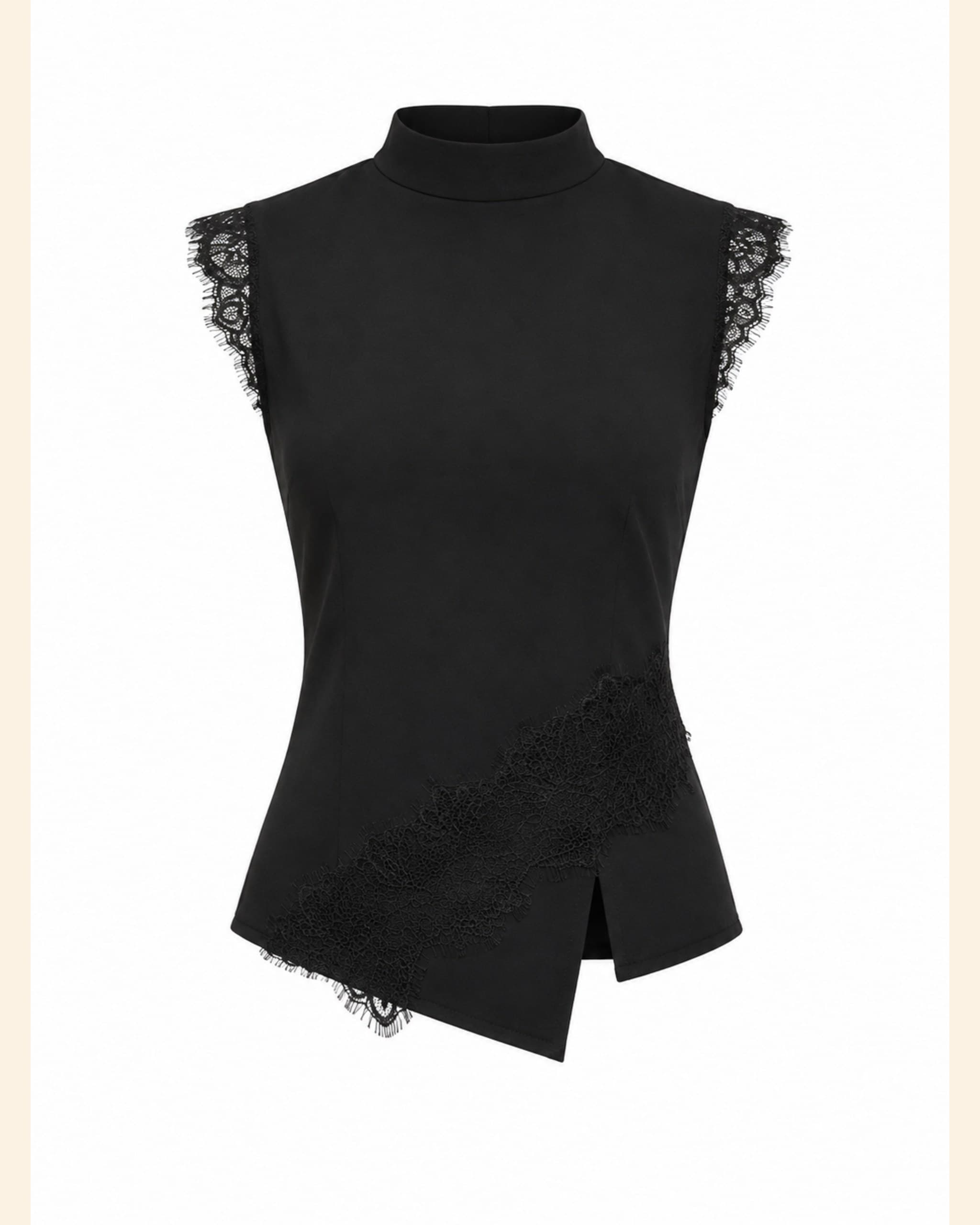 Black Lace Top